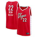 A’ja Wilson Las Vegas Aces Official WNBA Nike Jersey Red product image 1