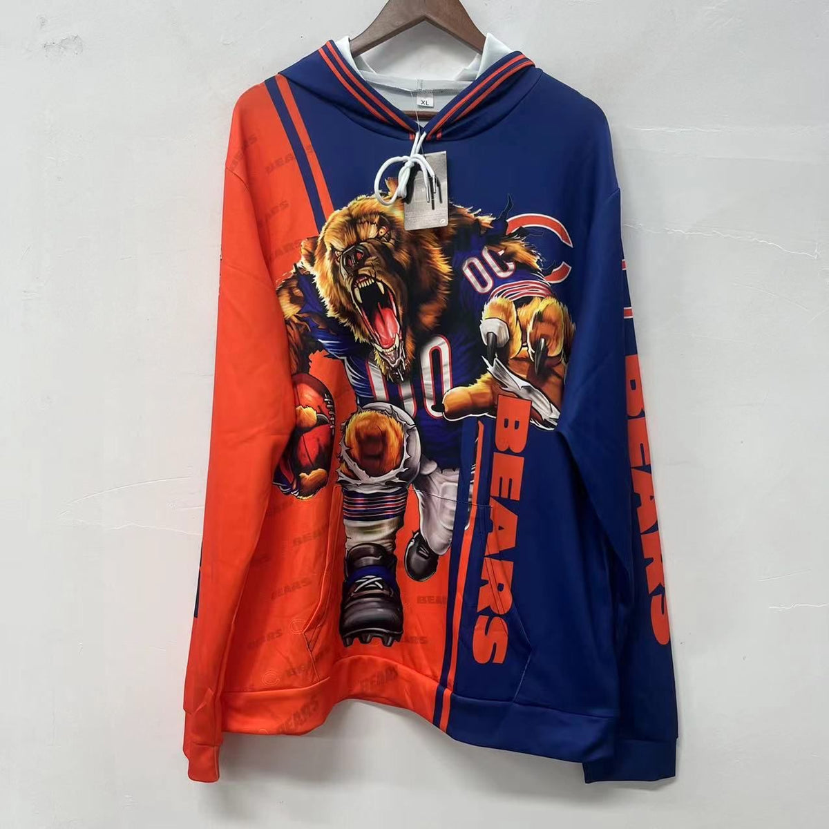 Chicago Bears lightweight hoodie Animated graphics product image 1