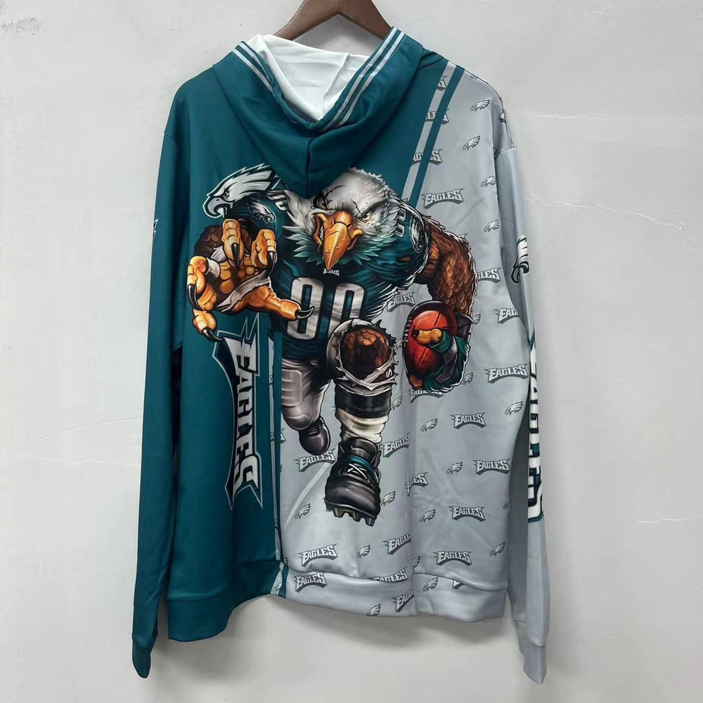 Philadelphia Eagles lightweight hoodie Animated graphics product image 2