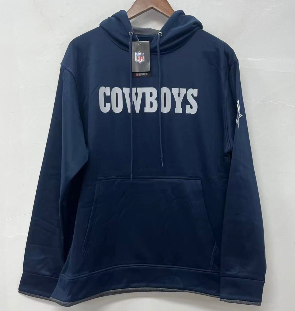 Dallas Cowboys dark blue hoodie NFL licensed product image 1