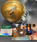 Paul Hornung Notre Dame Autographed Mini Helmet with COA product image 1