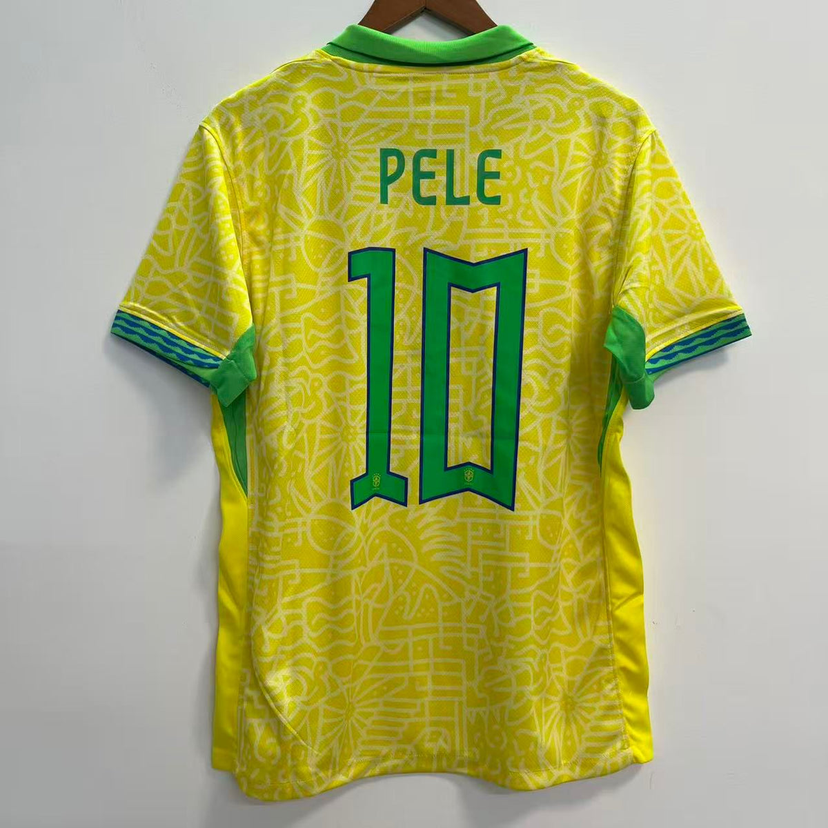 Pele Brasil Brazil Soccer Futbol Jersey YOUTH sizes Nike product image 1