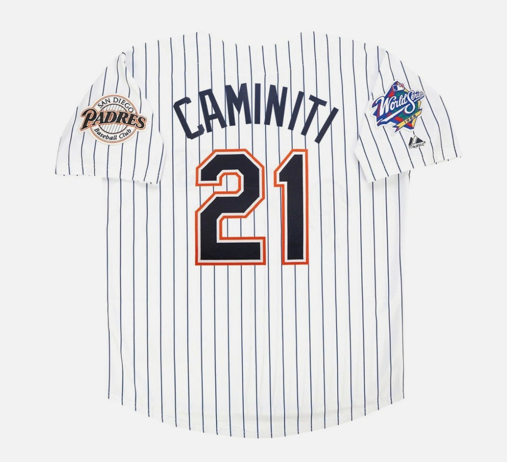Ken Caminiti San Diego Padres Official MLB Majestic 1998 product image 1