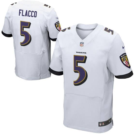 Joe Flacco Baltimore Ravens Official NFL Jersey Nike WHITE product image 1