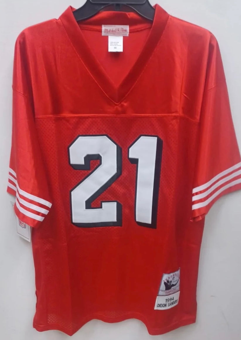 Deion Sanders San Francisco 49ers Official NFL Mitchell & product image 2