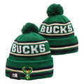 Milwaukee Bucks NBA New Era winter Hat with Pom product image 1