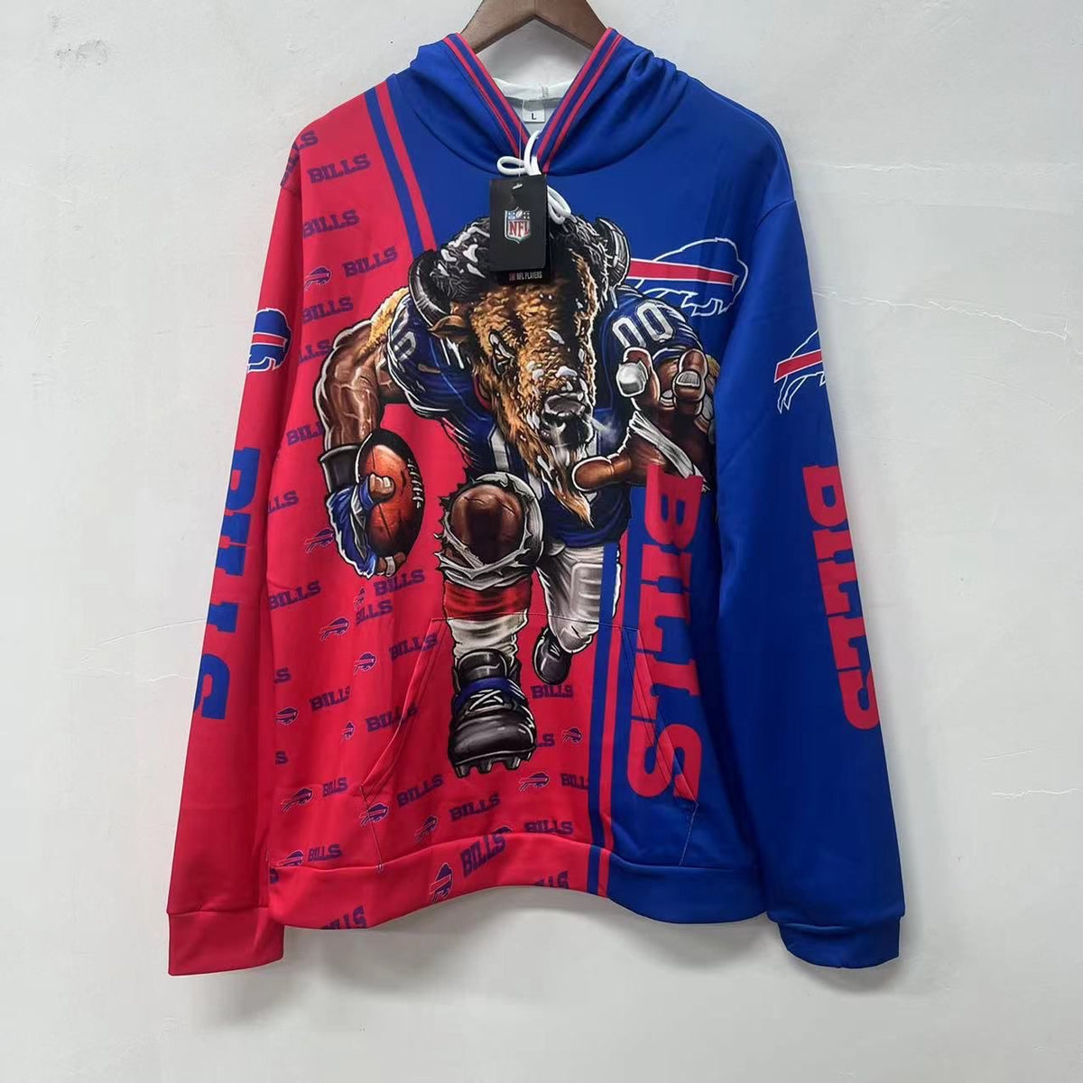 Buffalo Bills lightweight hoodie Animated graphics product image 1