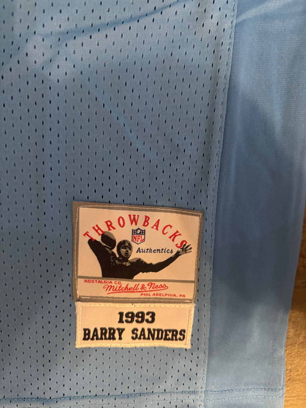 Barry Sanders autographed Detroit Lions Mitchell & Ness product image 5