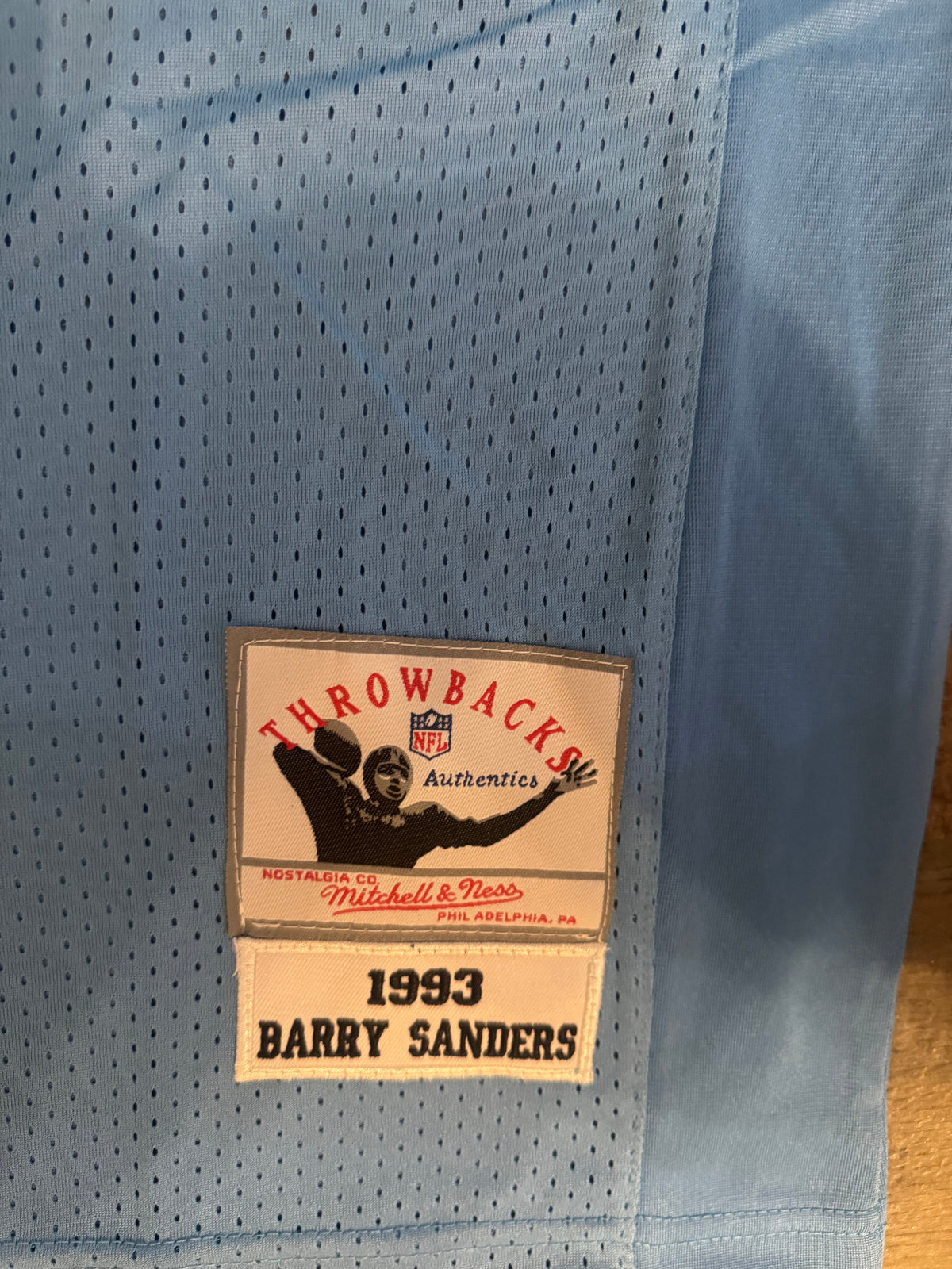 Barry Sanders autographed Detroit Lions Mitchell & Ness product image 5