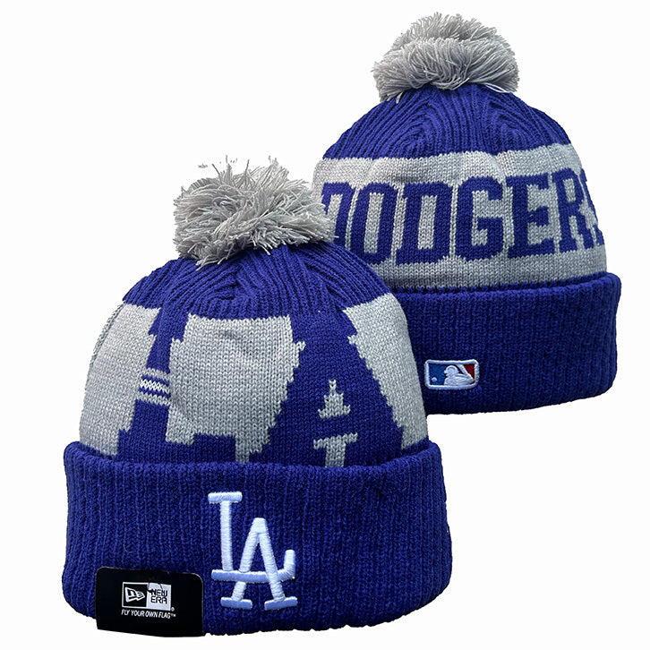 Los Angeles Dodgers MLB New Era winter knit Hat with Pom product image 1