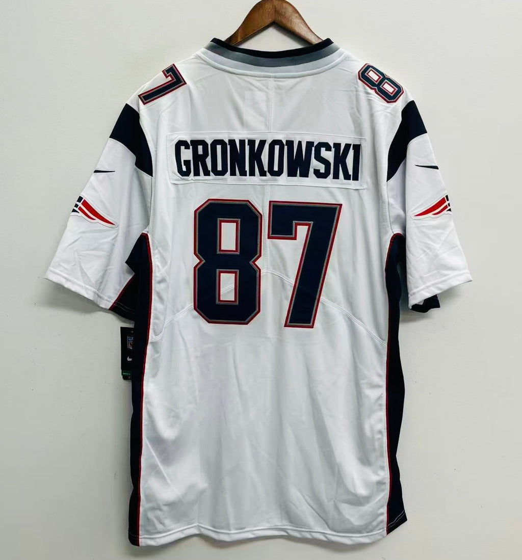 Rob Gronkowski New England Patriots NFL Nike Jersey White product image 1