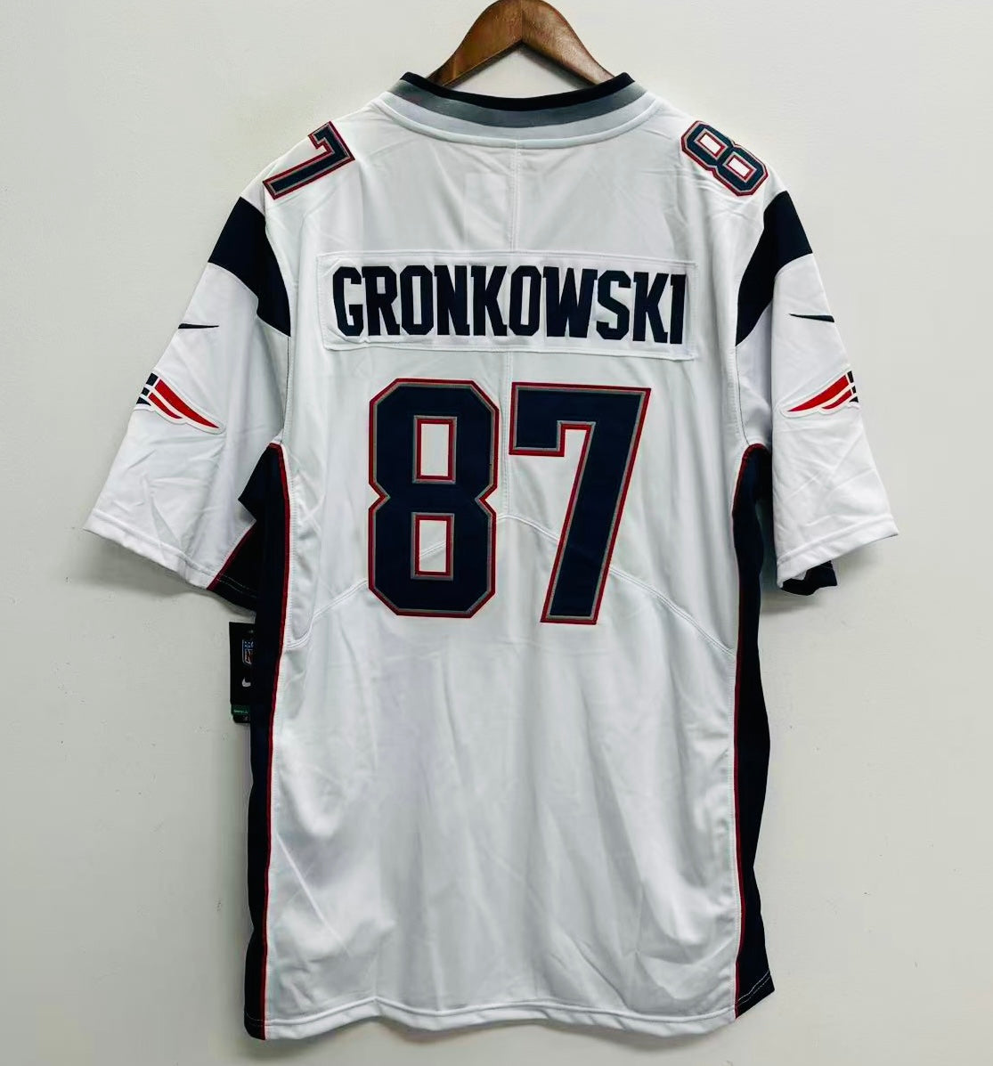 Rob Gronkowski New England Patriots NFL Nike Jersey White product image 1