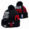 Chicago Bulls NBA New Era winter Hat with Pom product image 1