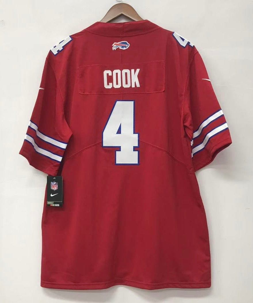 James Cook Buffalo Bills Official NFL Nike Jersey Red product image 1