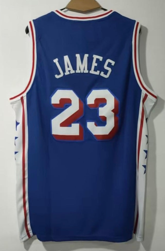 Lebron James Philadelphia 76ers Jersey Classic Authentics product image 1