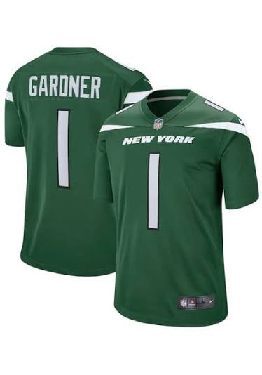 Sauce Gardner New York Jets Official NFL Nike Jersey Green product image 1