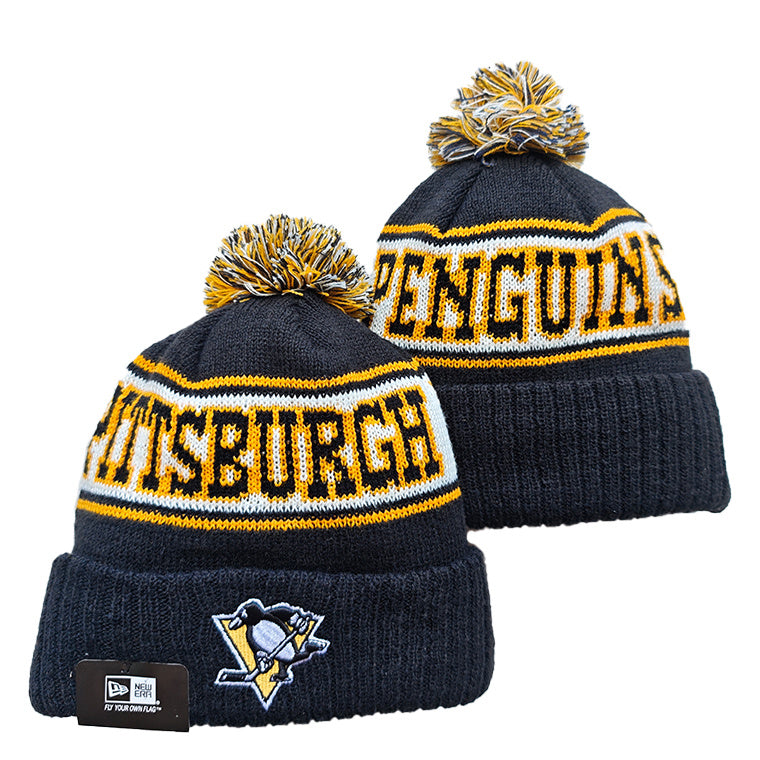 Pittsburgh Penguins NHL New Era winter Hat with Pom product image 1