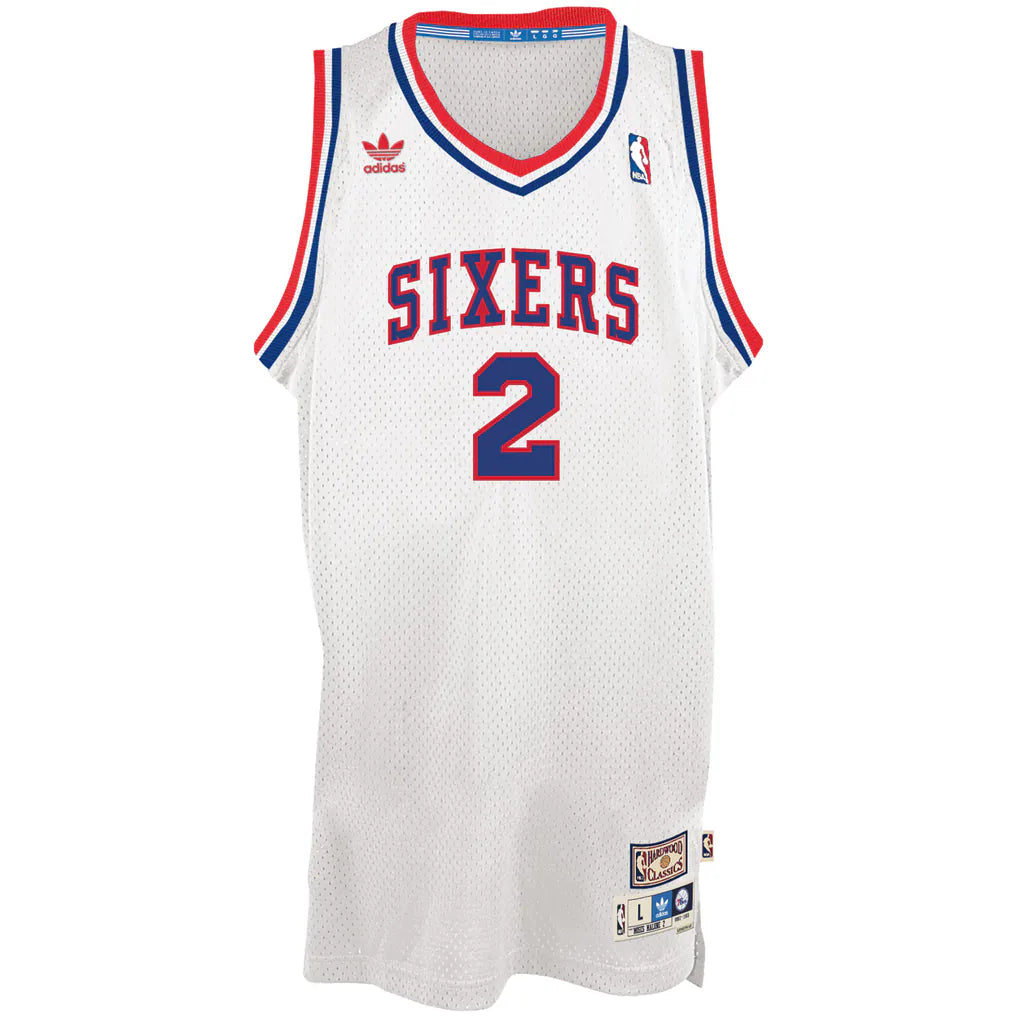 Moses Malone Philadelphia 76ers Official NBA Adidas Jersey product image 3