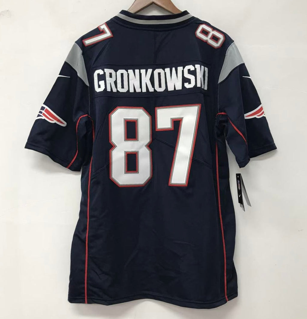 Rob Gronkowski New England Patriots NFL Nike Jersey Blue product image 1