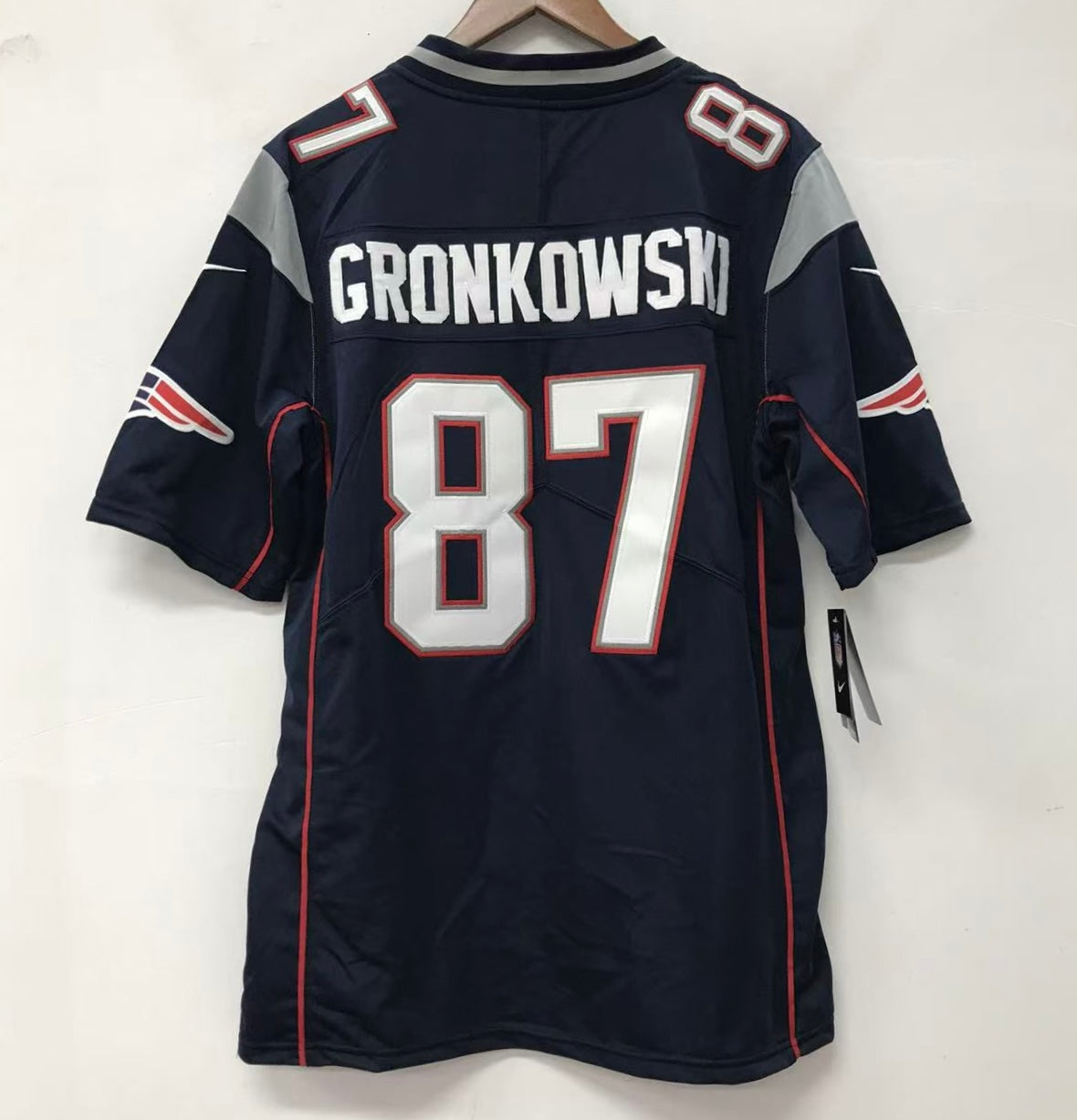 Rob Gronkowski New England Patriots NFL Nike Jersey Blue product image 1