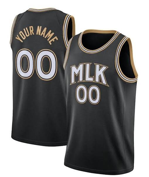 Choose Any NAME and NUMBER customized Atlanta Hawks MLK product image 1