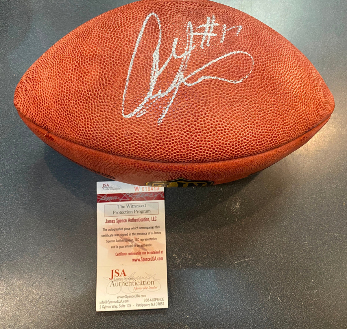 Alshon Jeffery Autographed NFL Official Game Football with product image 1
