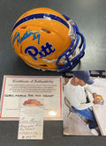 Curtis Martin Pitt. Panthers Mini Helmet with COA Photo product image 1