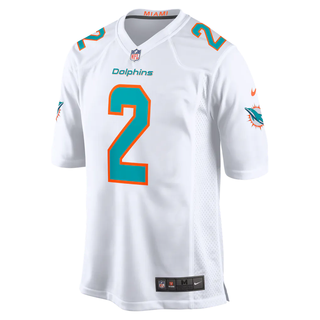 Malik Willis Miami Dolphins Official NFL Nike Jersey White product image 3