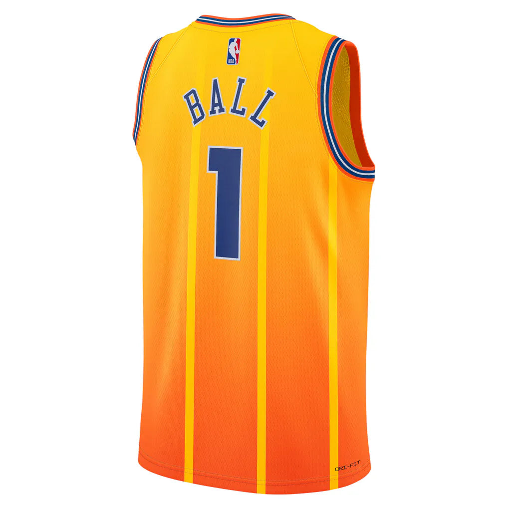 LaMelo Ball Charlotte Hornets Jordan brand Jersey Orange product image 3