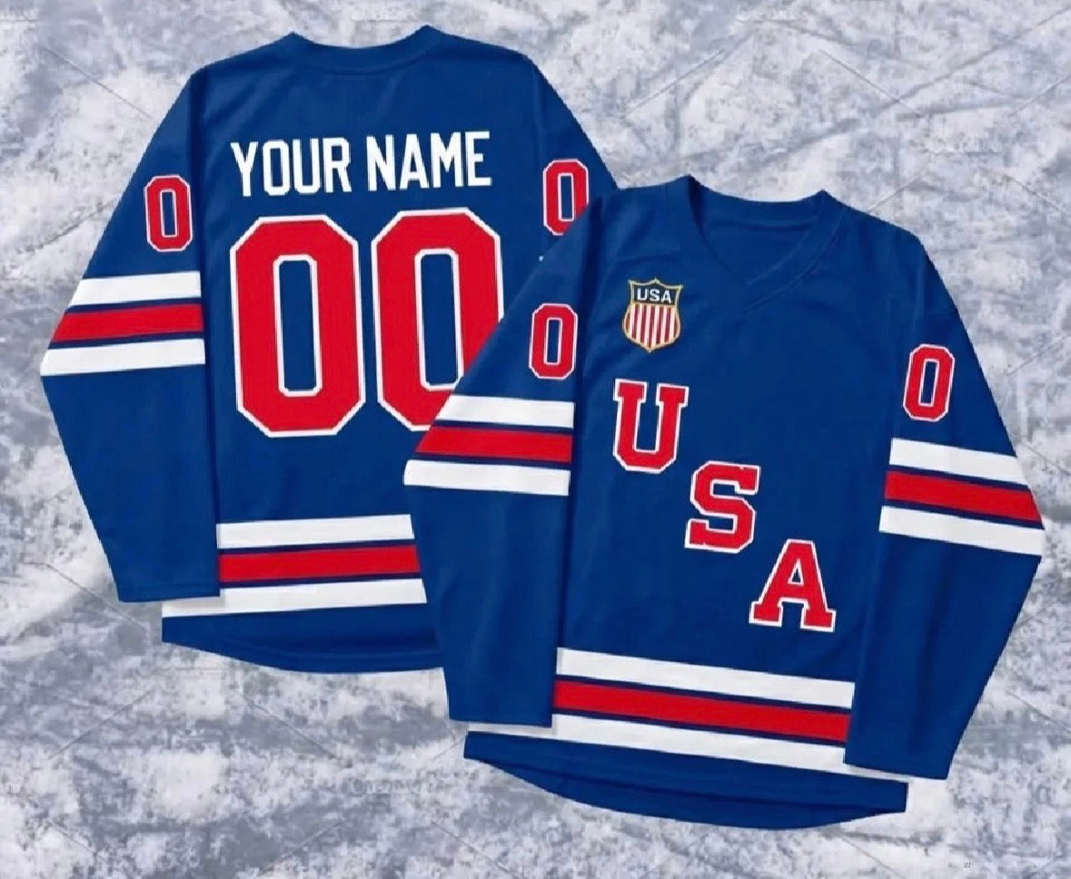 Team USA Hockey YOUTH KIDS Any Name & Number Official Nike product image 1