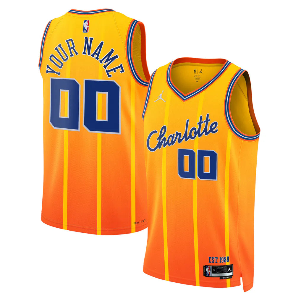 Choose Any NAME and NUMBER customized Charlotte Hornets product image 1