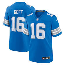 Jared Goff YOUTH KIDS Detroit Lions Official NFL Jersey Blue product image 1