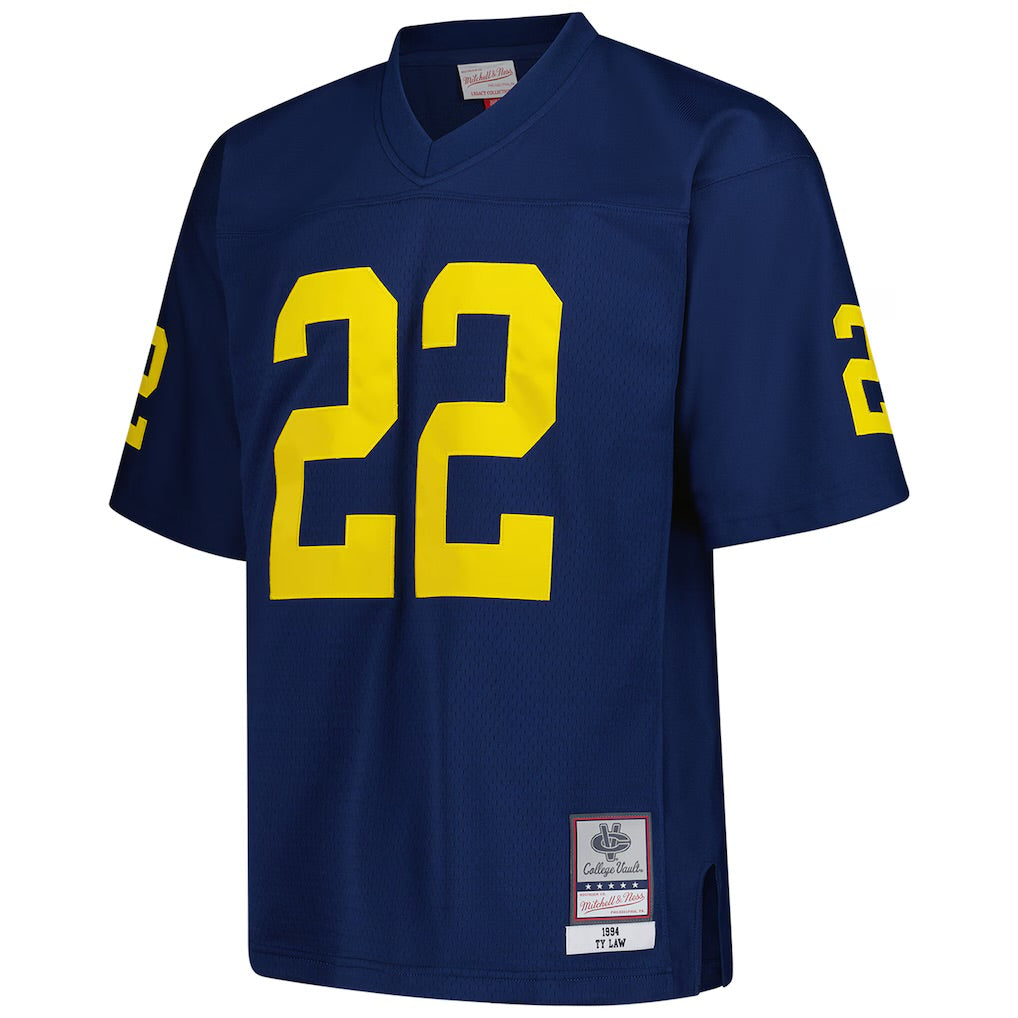 Ty Law Michigan Wolverines Official NCAA Mitchell & Ness product image 3