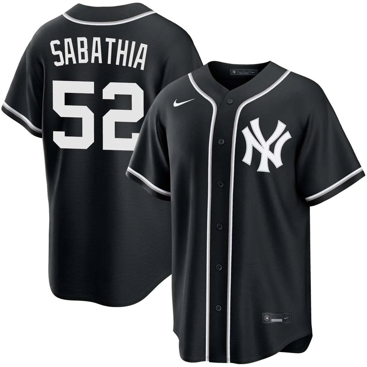 CC Sabathia New York Yankees Official MLB Nike Jersey Navy product image 1