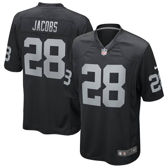 Josh Jacobs Oakland Raiders #28 Official NFL Nike Jersey product image 1