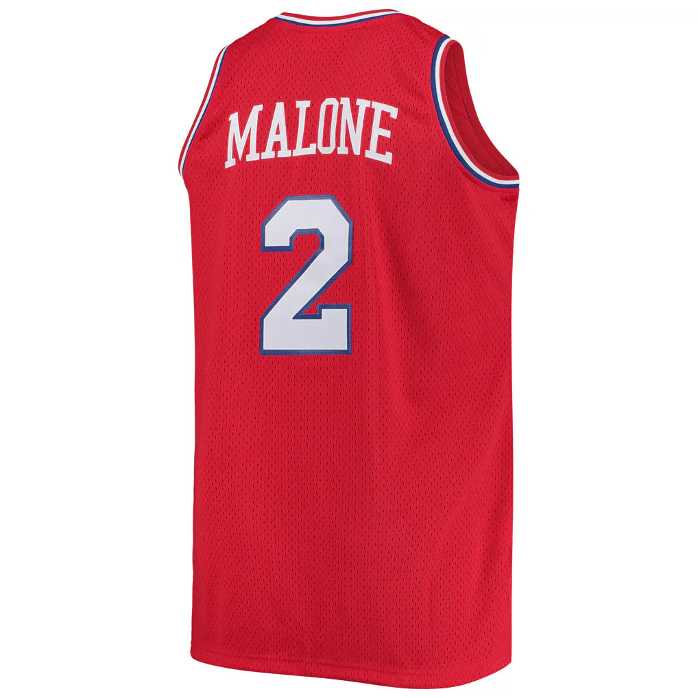 Moses Malone Philadelphia 76ers Official NBA Mitchell & product image 2