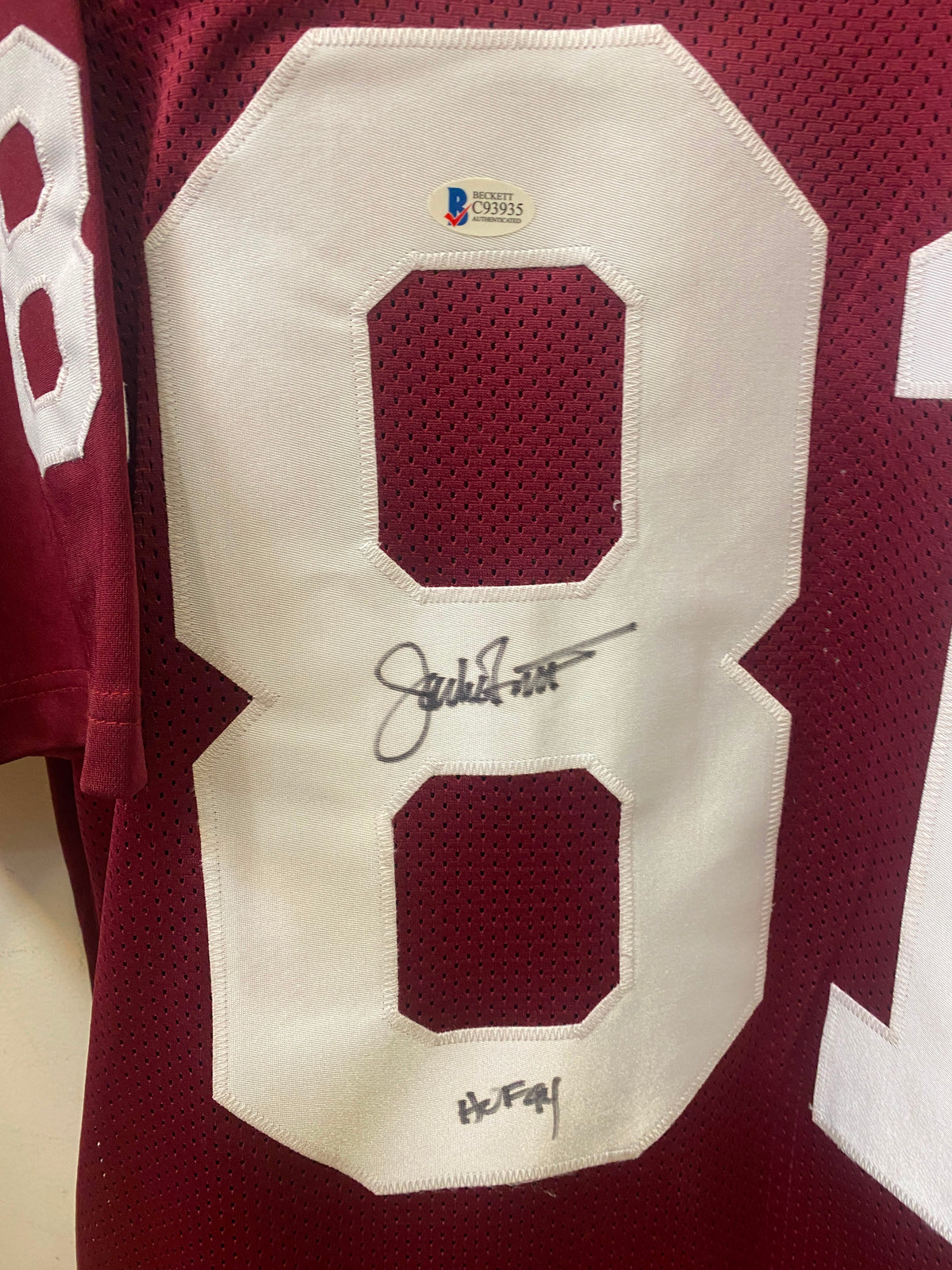 Jackie Smith Cardinals autographed jersey Beckett COA product image 2