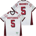 Patrick Mahomes Whitehouse Texas High School Jersey White product image 1