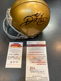 Ricky Watters Notre Dame Autographed Mini Helmet with JSA product image 1
