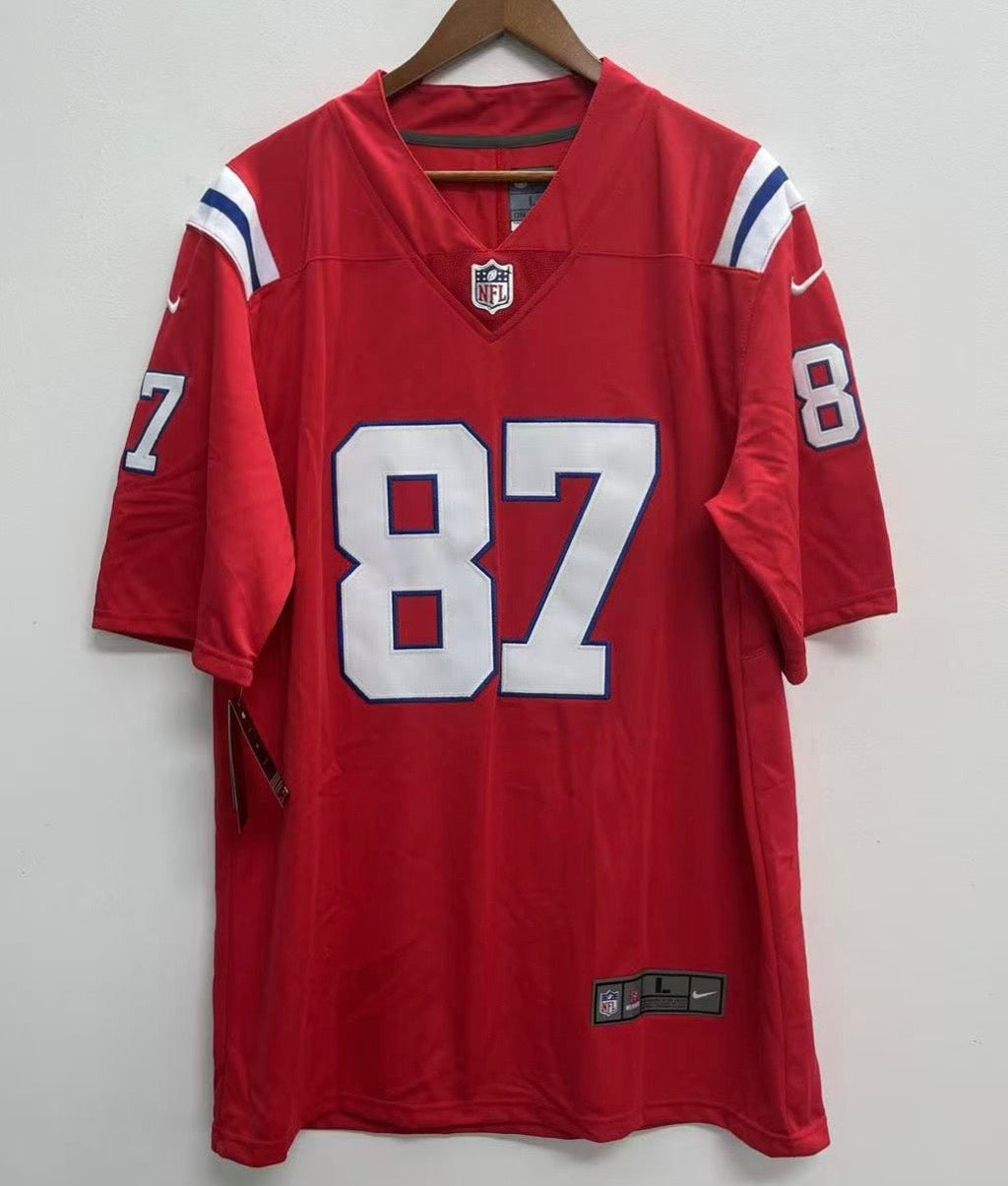 Rob Gronkowski New England Patriots NFL Nike Jersey red product image 2