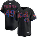 Zach Thornton New York Mets Official MLB Nike Jersey Black product image 1