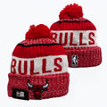 Chicago Bulls NBA New Era winter Hat with Pom product image 1