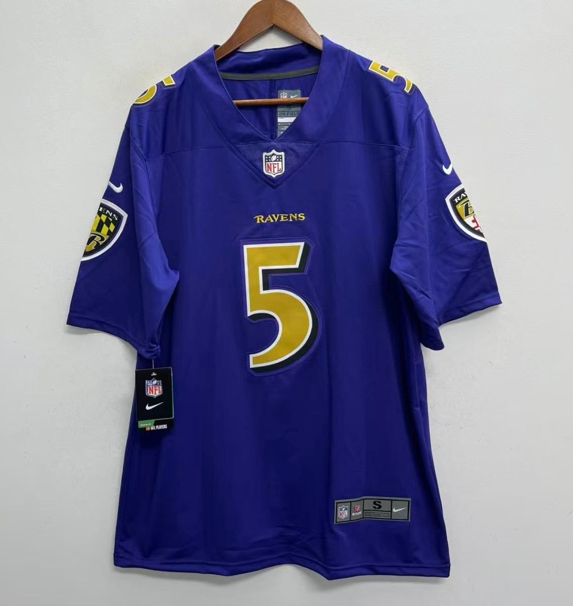Joe Flacco Baltimore Ravens Official NFL Jersey Nike purple product image 2