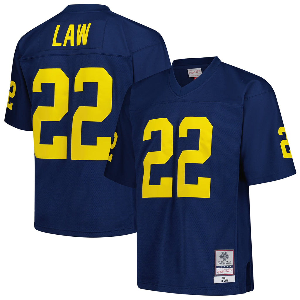 Ty Law Michigan Wolverines Official NCAA Mitchell & Ness product image 1