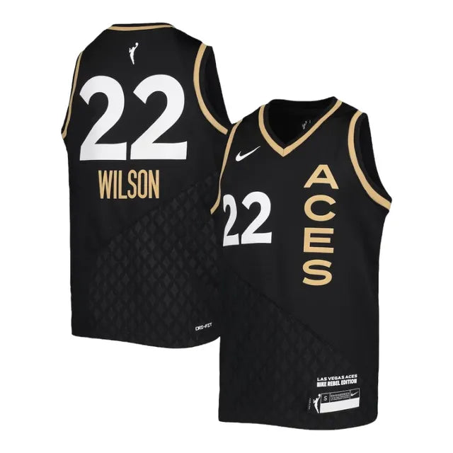 A’ja Wilson Las Vegas Aces Official WNBA Nike Alternate product image 1