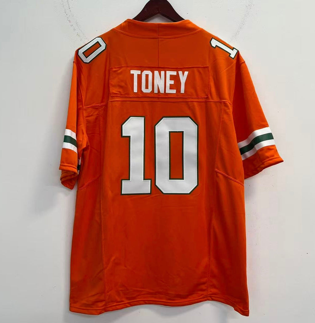 Malachi Toney Miami Hurricanes Official NCAA Adidas Jersey product image 1