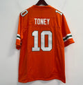 Malachi Toney Miami Hurricanes Official NCAA Adidas Jersey product image 1