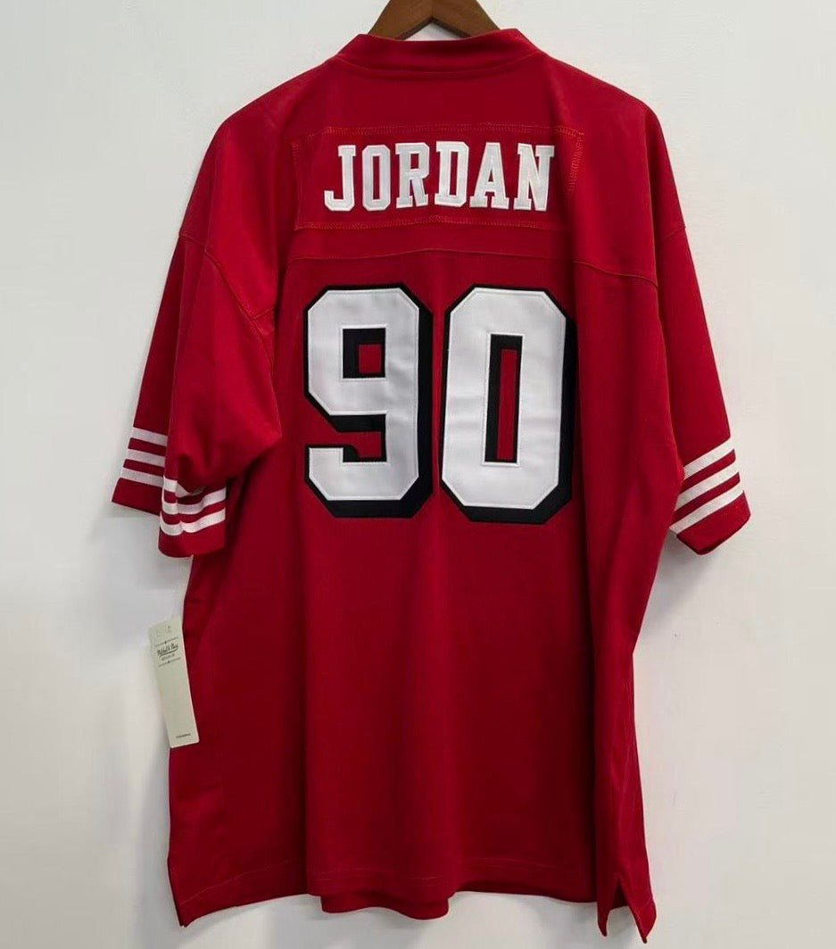 Darin Jordan 1994 San Francisco 49ers Official NFL Mitchell product image 1