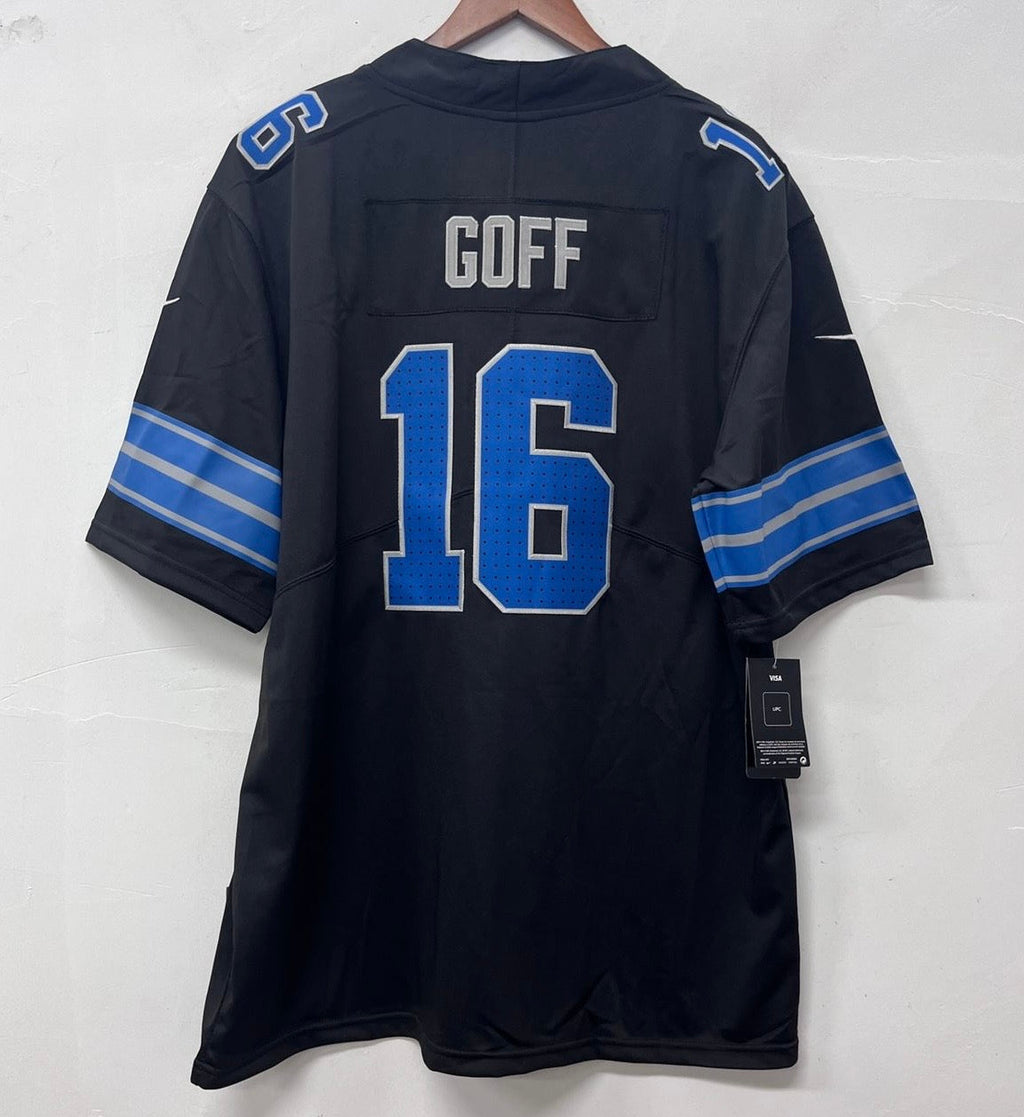 Jared Goff Detroit Lions Official NFL Nike Jersey black product image 1