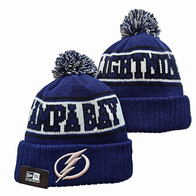 Tampa Bay Lightning NHL New Era winter Hat with Pom product image 1